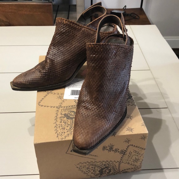 Free People Shoes Mule Silver storm RARE - Picture 1 of 8